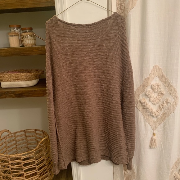 Free people Menace Solid Long Sleeve Tunic Sweater - Picture 5 of 6